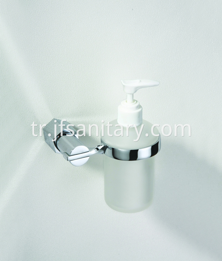 Tempered Glass Liquid Soap Holder For Bathroom